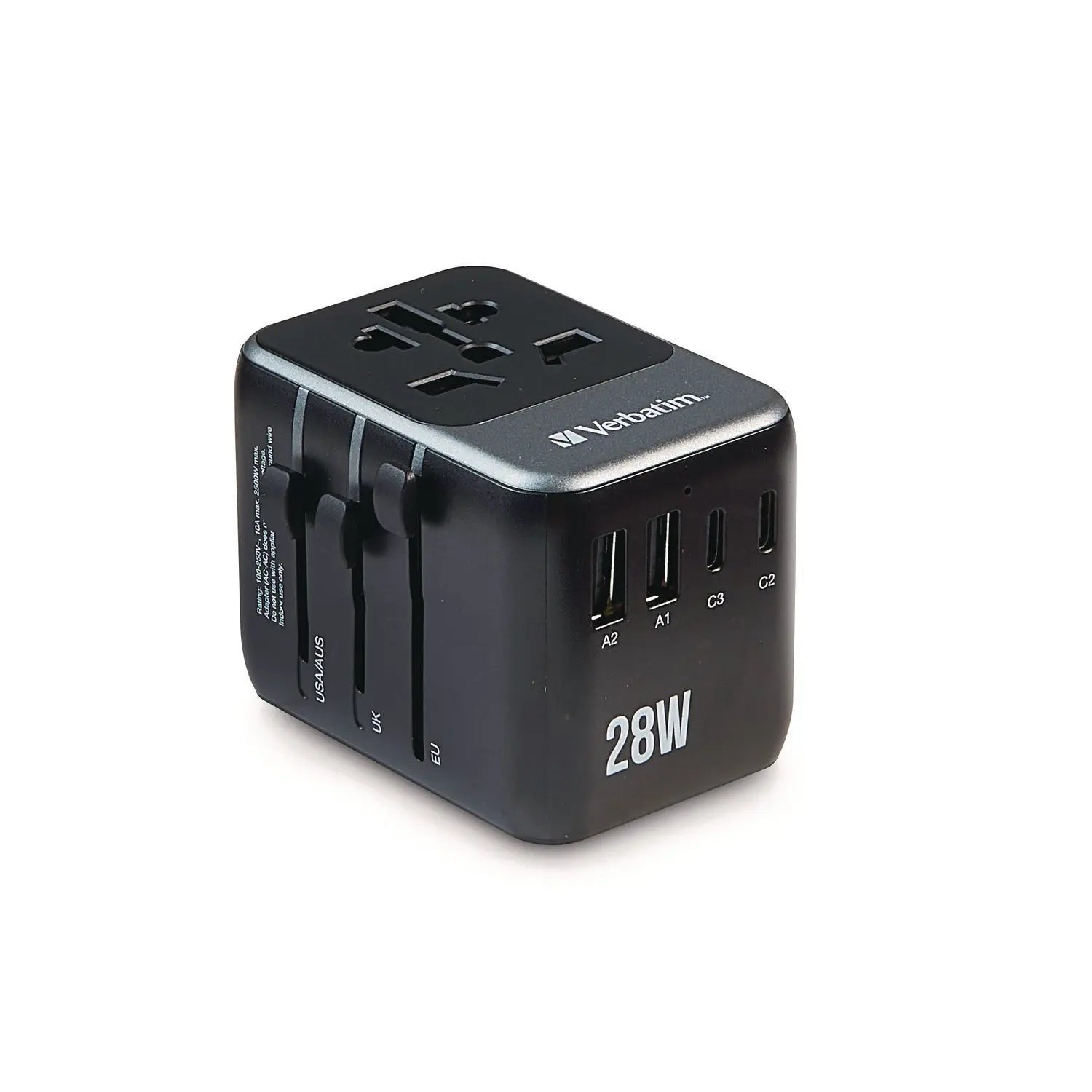 UTA-07 Universal Travel Adapter, (3) USB-A, (3) USB-C