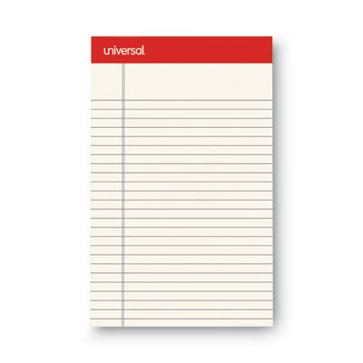 Universal® Colored Perforated Ruled Writing Pads, Narrow Rule, 50 Ivory 5 x 8 Sheets, Dozen Flipcost Flipcost