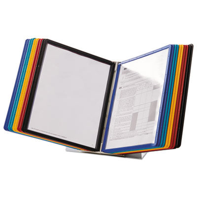 VARIO Reference Metal desk system polypropylene sleeves, Assorted Borders and Panels Flipcost Flipcost