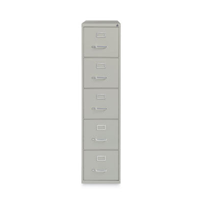 Vertical File Cabinet Light Gray, 5 Letter-Size File Drawers, 15 x 26.5 x 61.37 Flipcost Flipcost