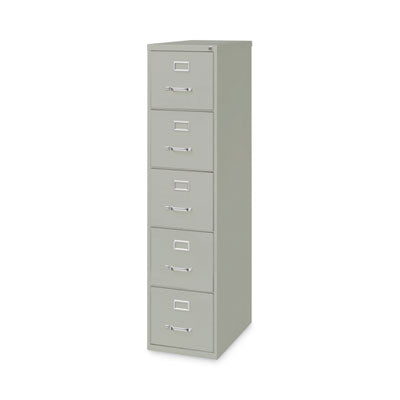 Vertical File Cabinet Light Gray, 5 Letter-Size File Drawers, 15 x 26.5 x 61.37 Flipcost Flipcost