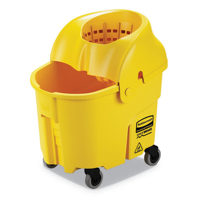 WaveBrake Bucket Down-Press Combo, Down-Press, 35 qt, Plastic, Yellow Flipcost Flipcost