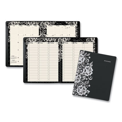 Lacey Weekly Professional Appointment Book, Lacey Artwork, 11 x 8.5, Black/White, 13-Month (Jan-Jan): 2024-2025 Flipcost Flipcost