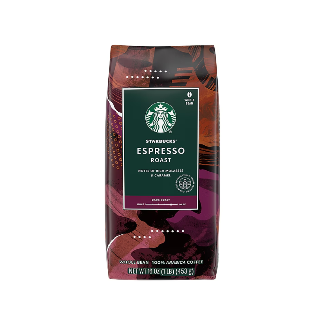 Starbucks® Whole Bean Coffee, Dark Espresso Roast, 16 Oz Bag