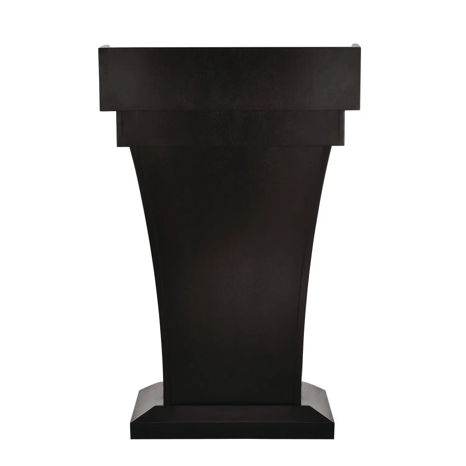 Wood Stand-Up Podium Lectern Speaker Stand with Drawer and Storage Area, 27.55 x 14 x 43.3, Black AdirOffice Flipcost