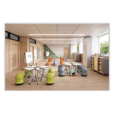 Zenergy Swivel Ball Chair, Backless, Supports Up to 250 lb, Green Seat Vinyl Flipcost Flipcost