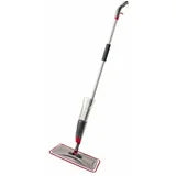 Rubbermaid® Commercial Reveal Microfiber Spray Mop Kit, Microfiber Head, 54.5" Silver/black Handle