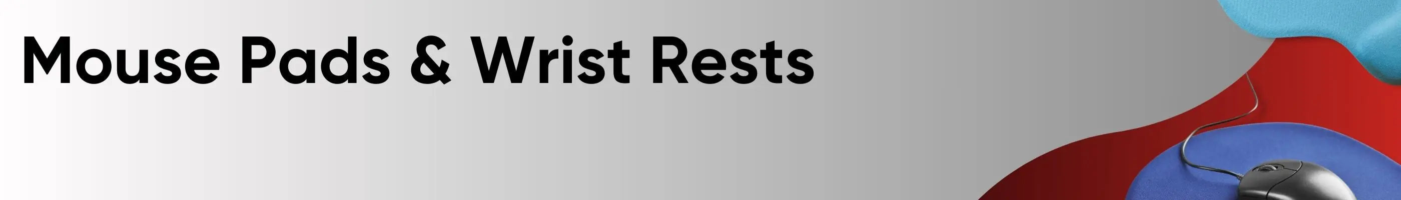 Assorted mouse pads and wrist rests for ergonomic computer use. | Flipcost.com