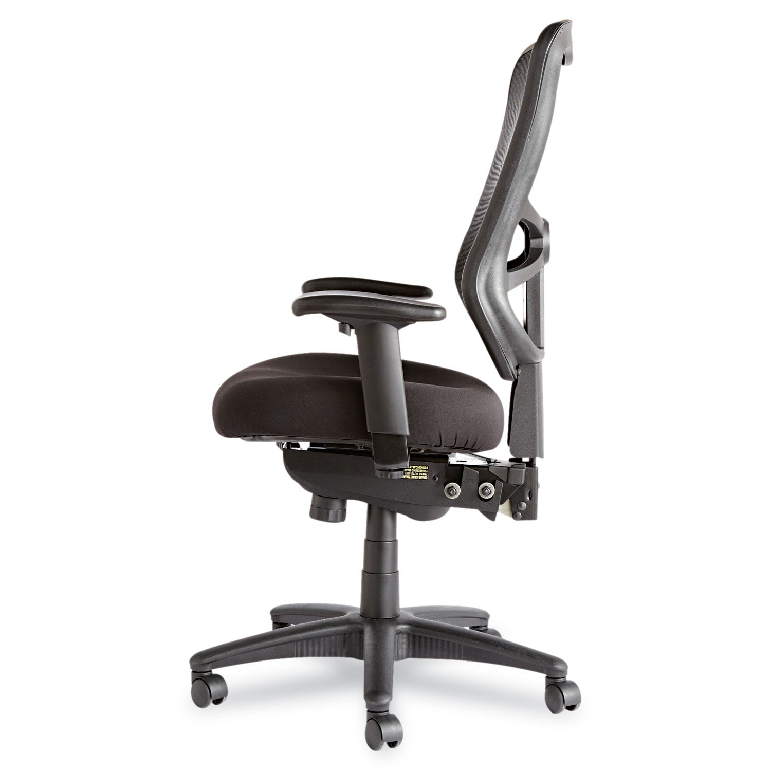 Alera® Alera Elusion Series Mesh High-Back Multifunction Chair, Supports Up To 275 Lb, 17.2" To 20.6" Seat Height, Black