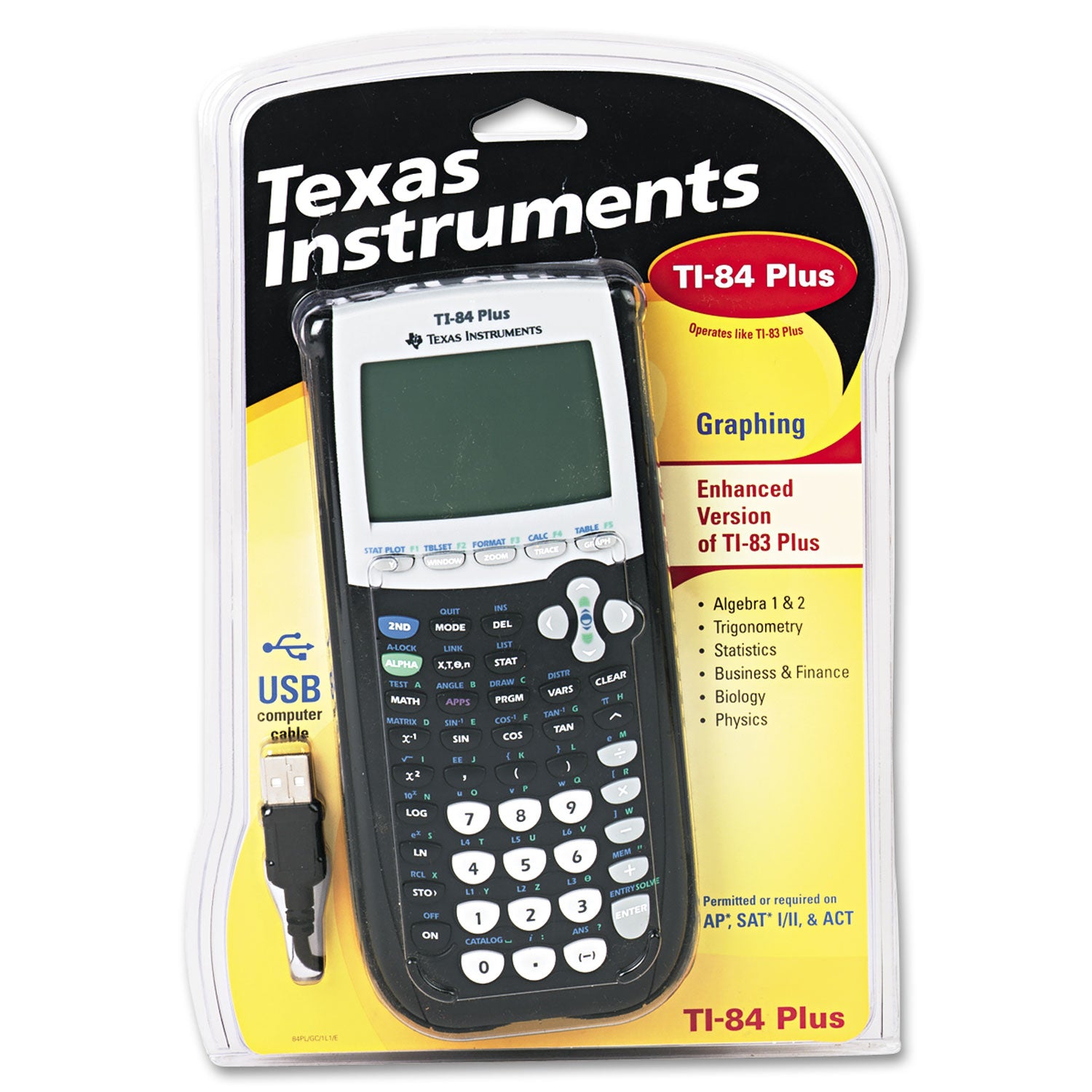 Texas Instruments Ti-84plus Programmable Graphing Calculator, 10-Digit Lcd