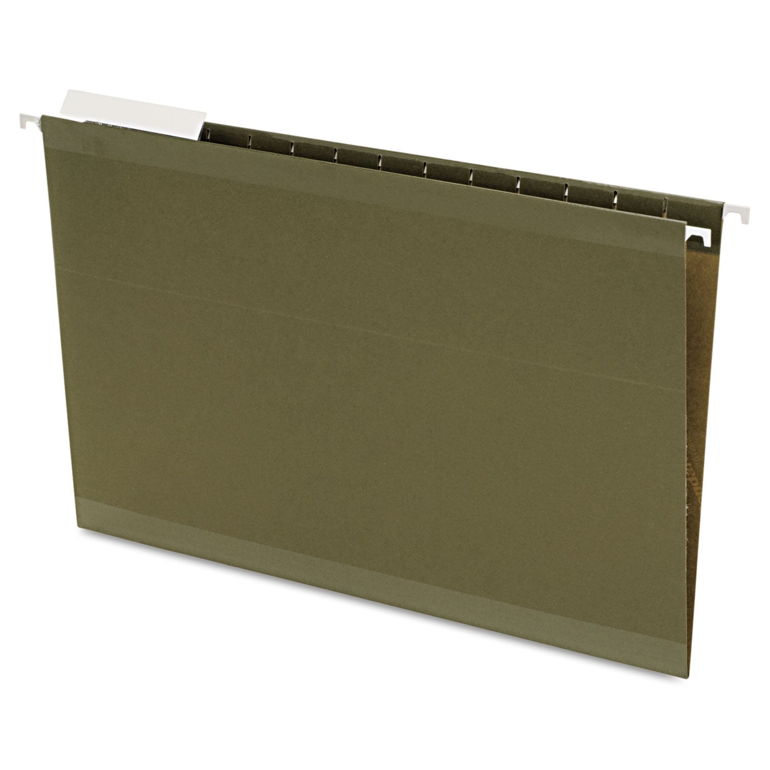 Pendaflex® Reinforced Hanging File Folders, Legal Size, Straight Tabs, Standard Green, 25/Box