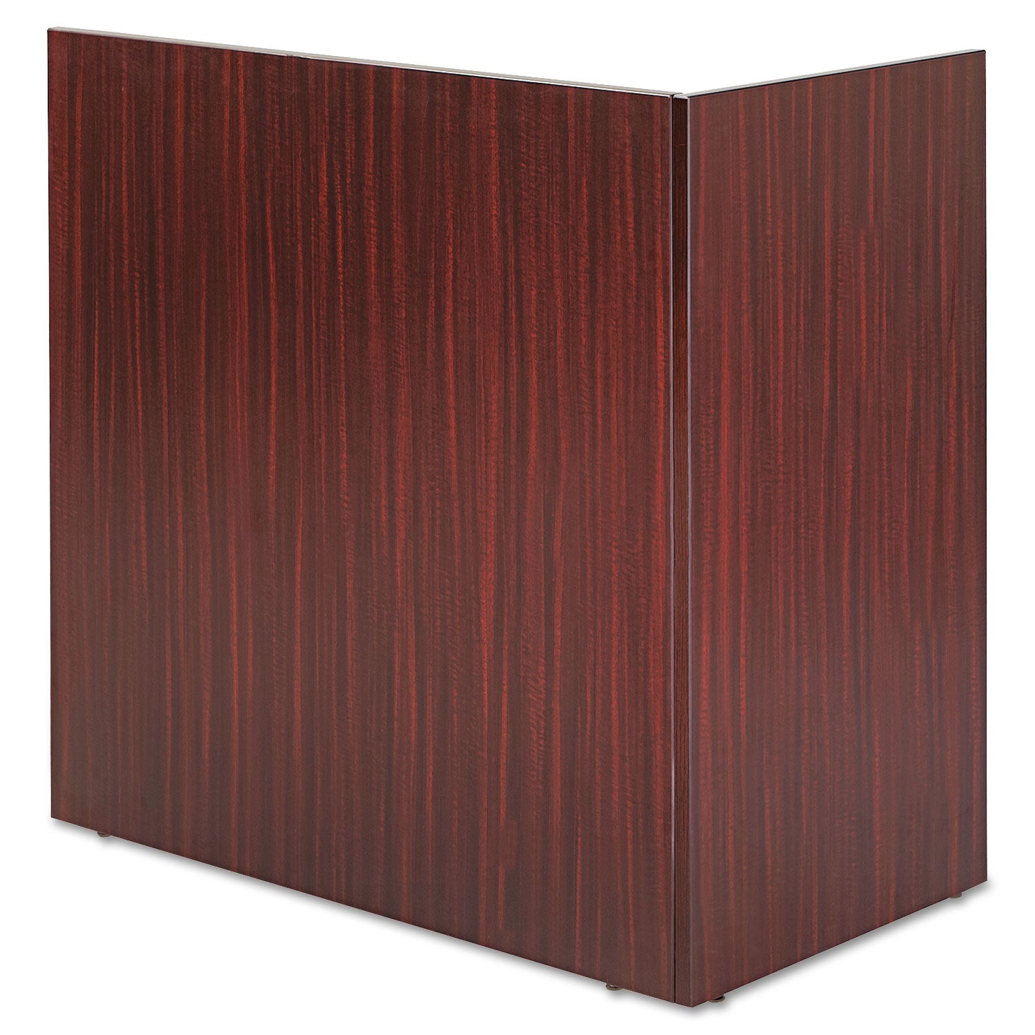 Alera® Alera Valencia Reversible Reception Return, 44.13w x 23.63d x 41.5h, Mahogany