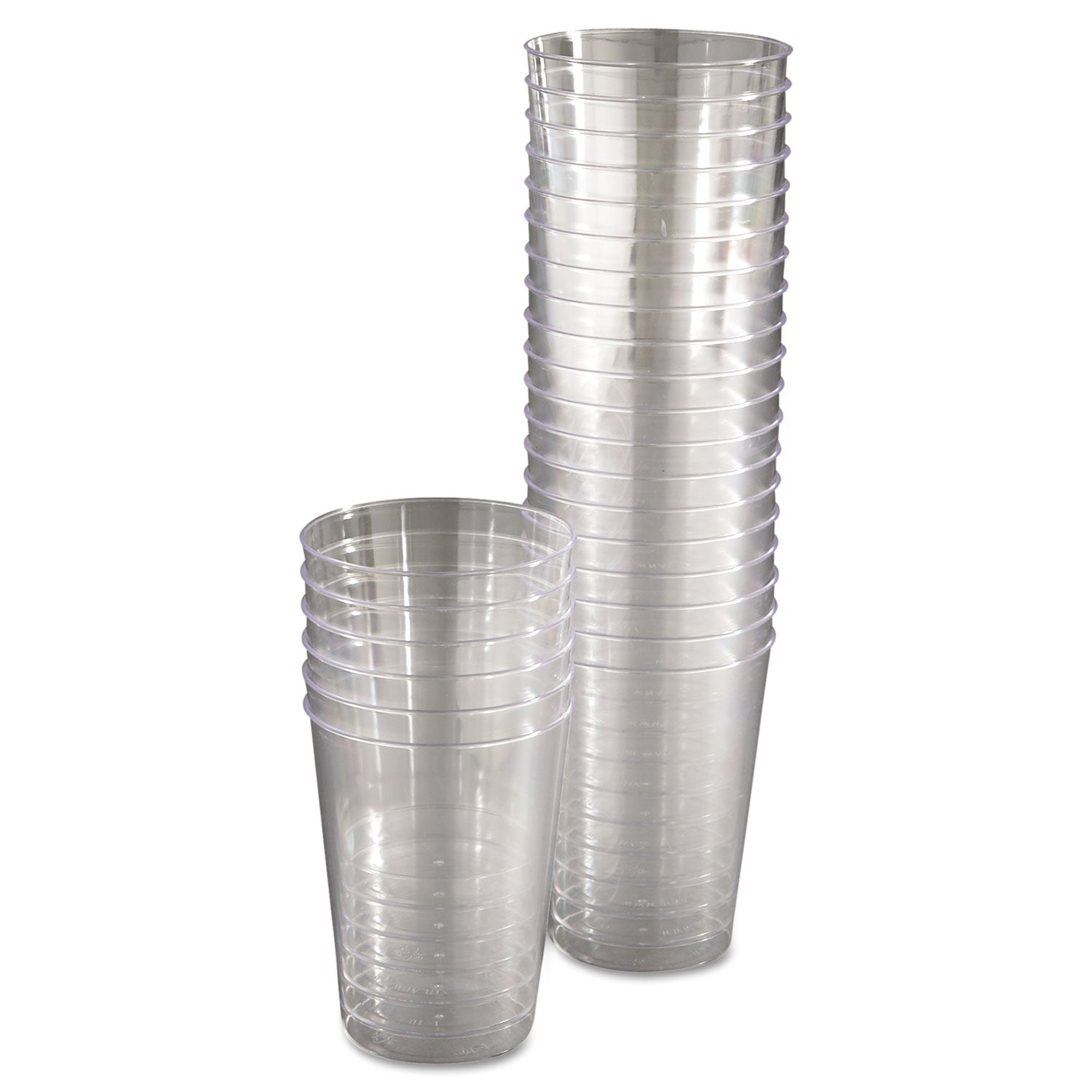 WNA Comet Plastic Tumblers, 10 Oz, Clear, 25/pack, 20 Packs/carton