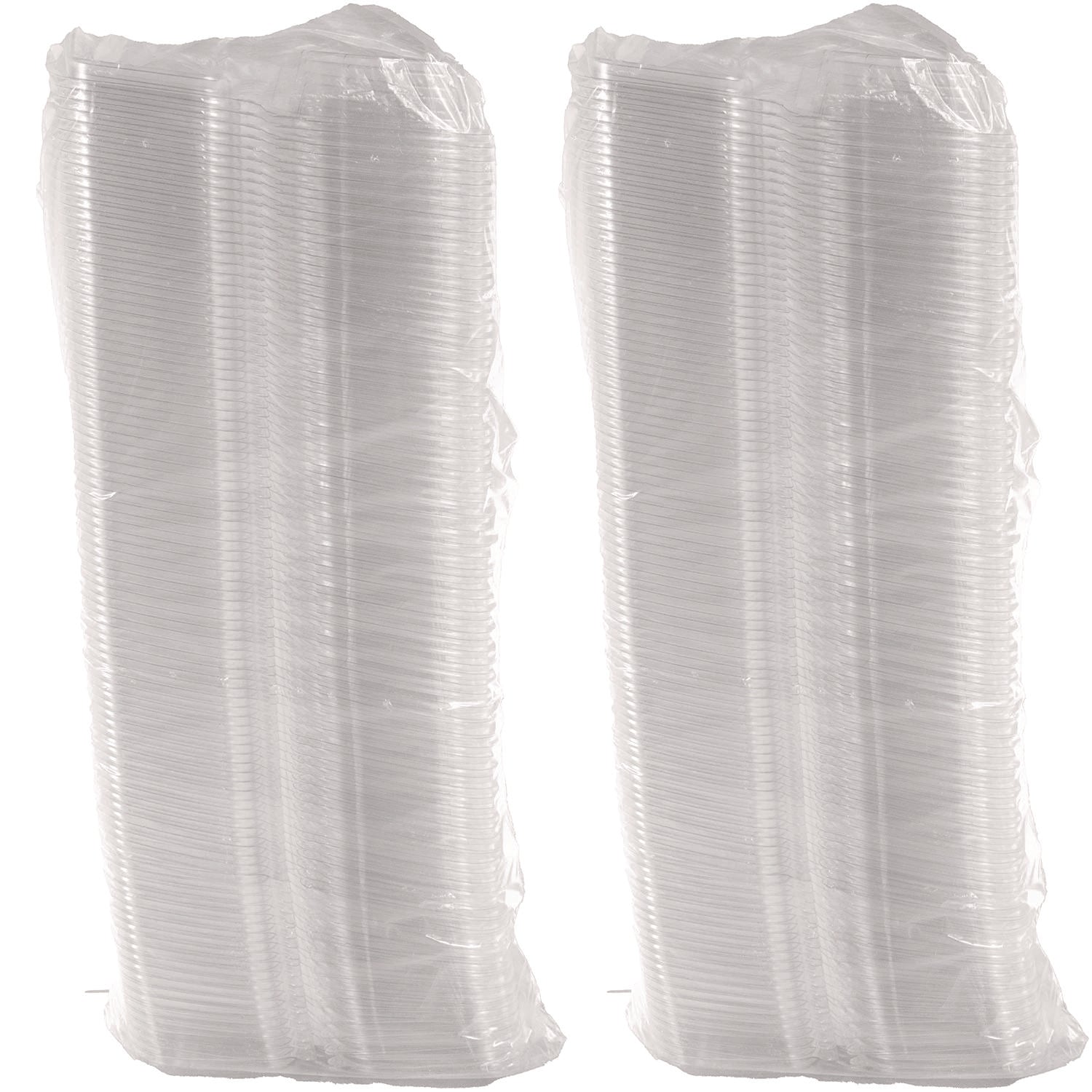 Dart® ClearPac SafeSeal Tamper-Resistant/Evident Containers, Domed Lid, 8 oz, Clear, Plastic, 100/Bag, 2 Bags/Carton