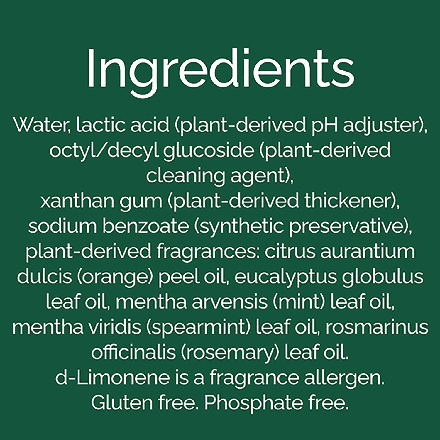 Seventh Generation® Toilet Bowl Cleaner, Fresh Mint Scent, 24 oz Bottle