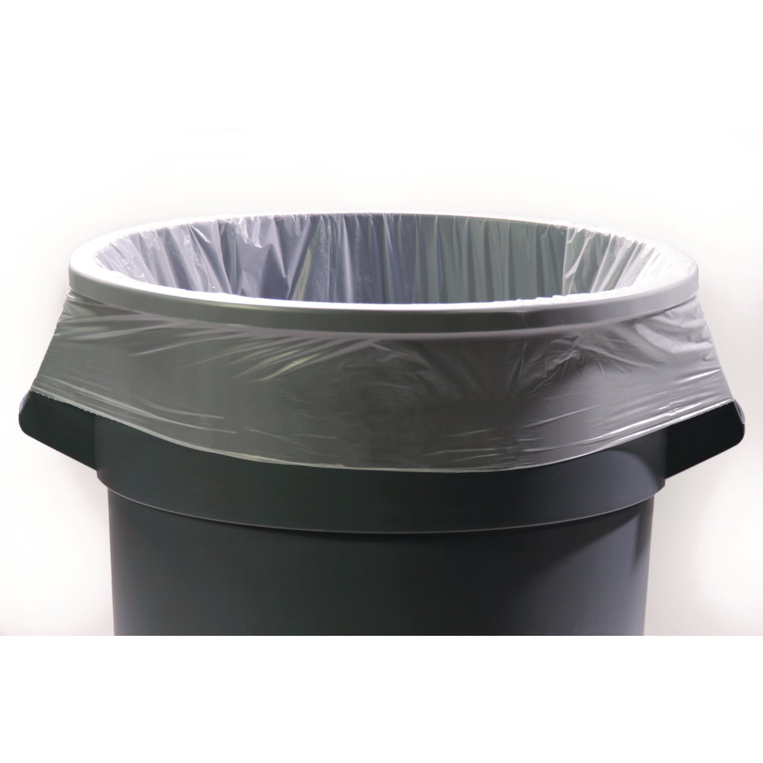 AccuFit® Linear Low Density Can Liners With Accufit Sizing, 55 Gal, 0.9 Mil, 40" X 53", Clear, 50/box