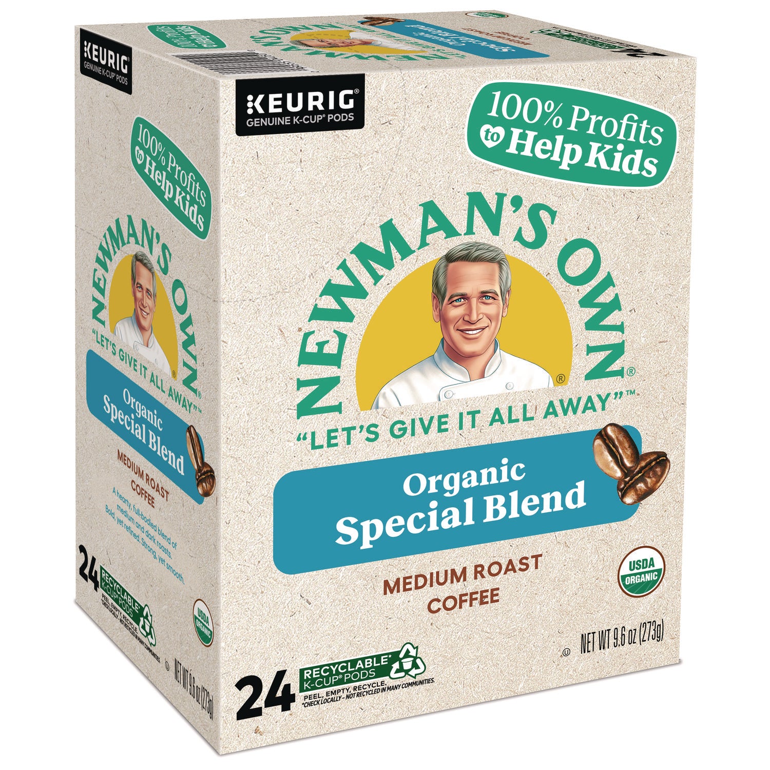 Newman's Own® Organics Special Blend Coffee K-Cups, 96/Carton