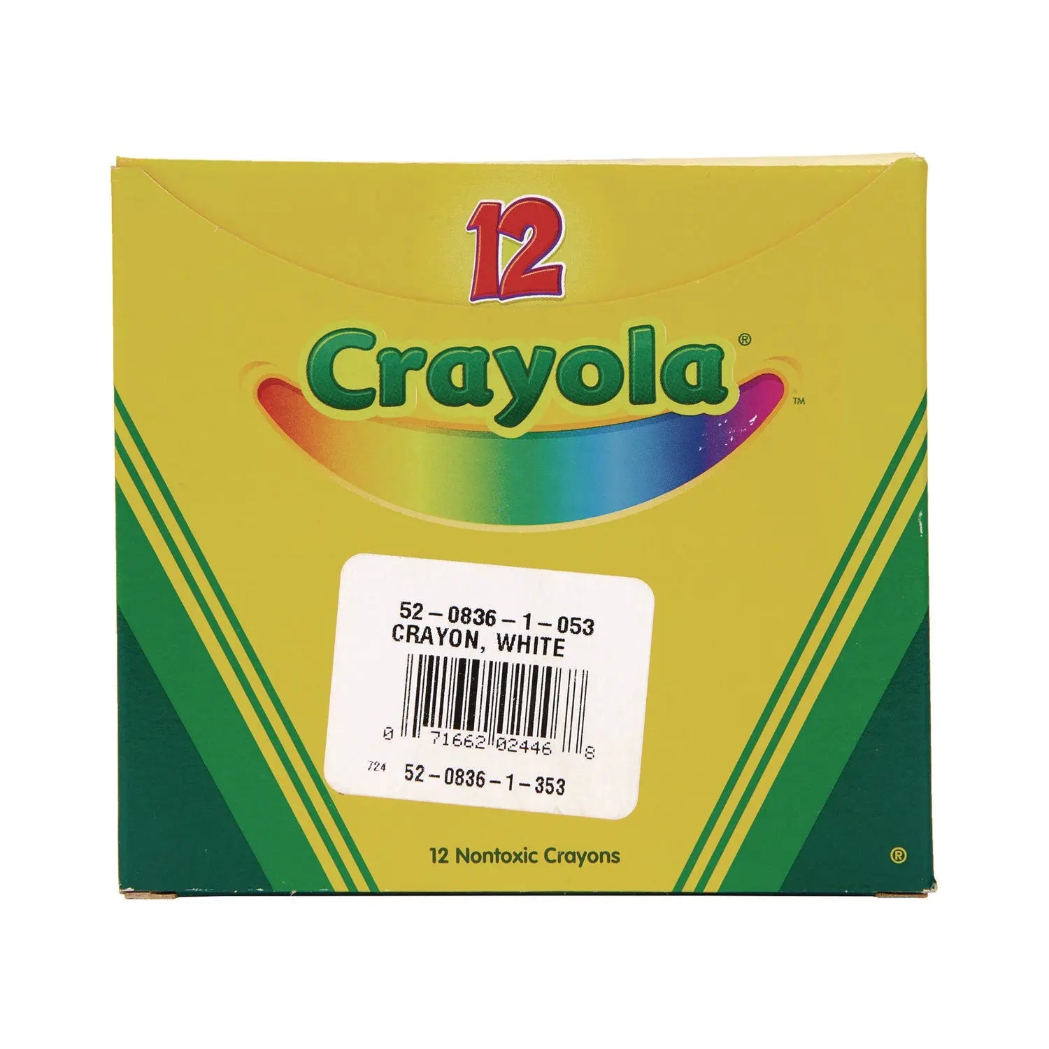 Bulk Crayons, White, 12/Box Crayola® Flipcost