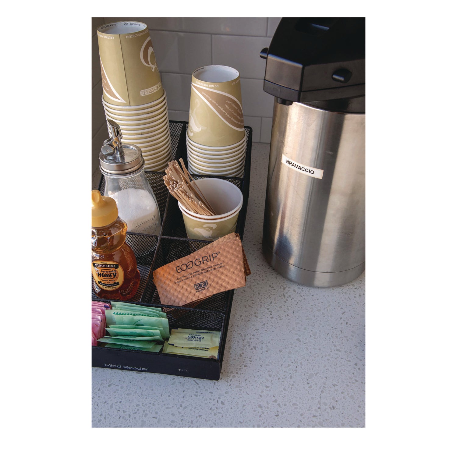 Eco-Products® Renewable Wooden Stir Sticks, 7", 1,000/pack, 10 Packs/carton