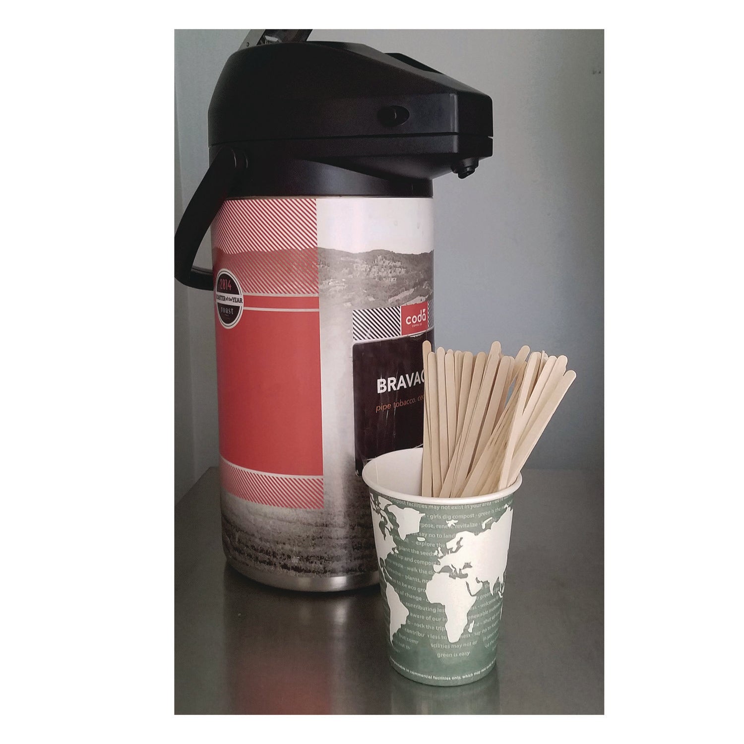 Eco-Products® Renewable Wooden Stir Sticks, 7", 1,000/pack, 10 Packs/carton