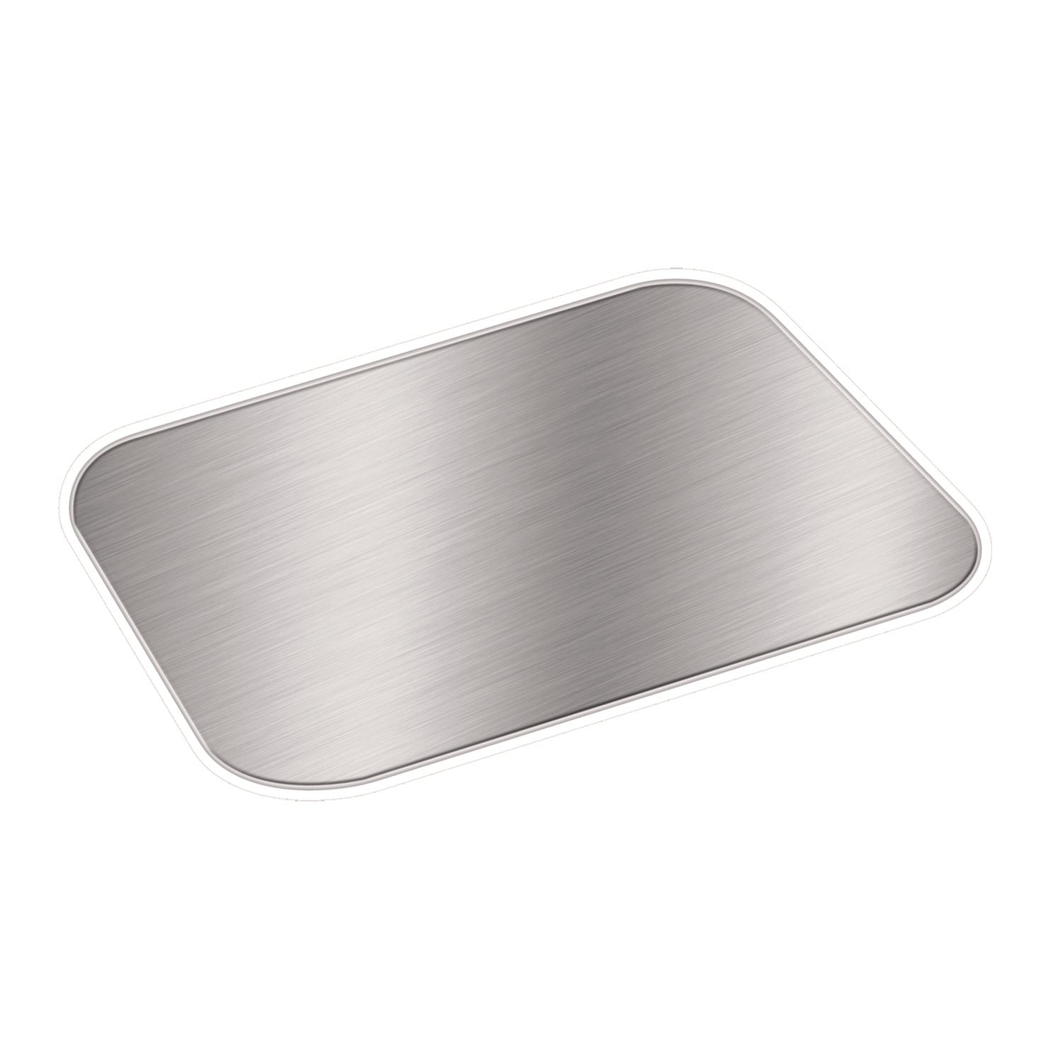 Foil Laminated Board Lids, Fits 2061, 2062, 5.88 x 8.44, Aluminum, 500/Carton