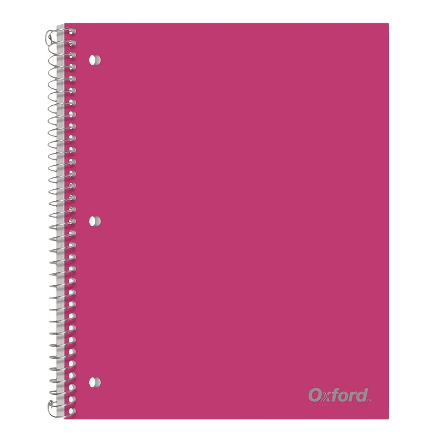 Poly One-Subject Notebook, 1 Subject, College Rule, Randomly Assorted Cover Color, (100) 11 x 9 Sheets