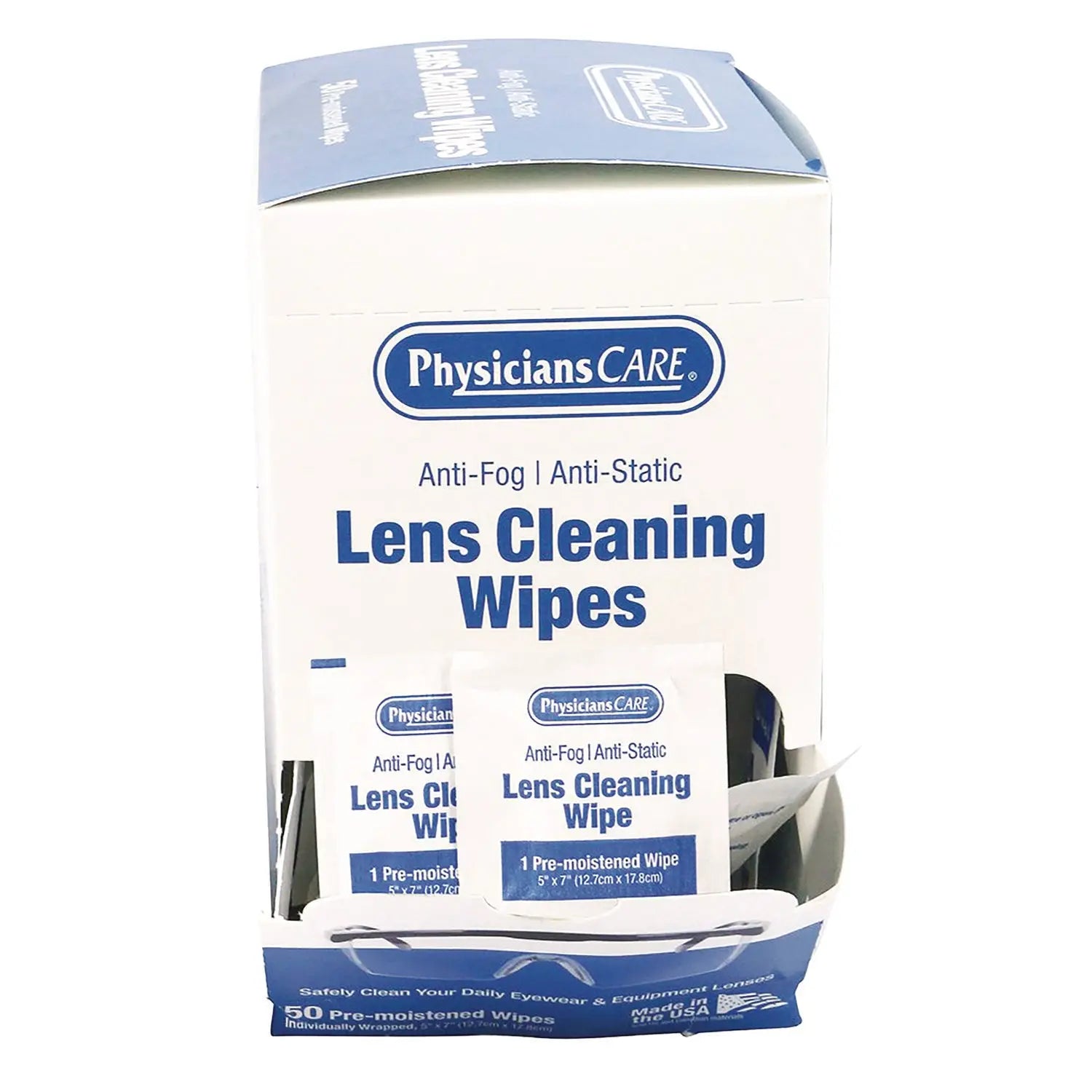 Lens Cleaning Wipe, 50/Box PhysiciansCare® Flipcost