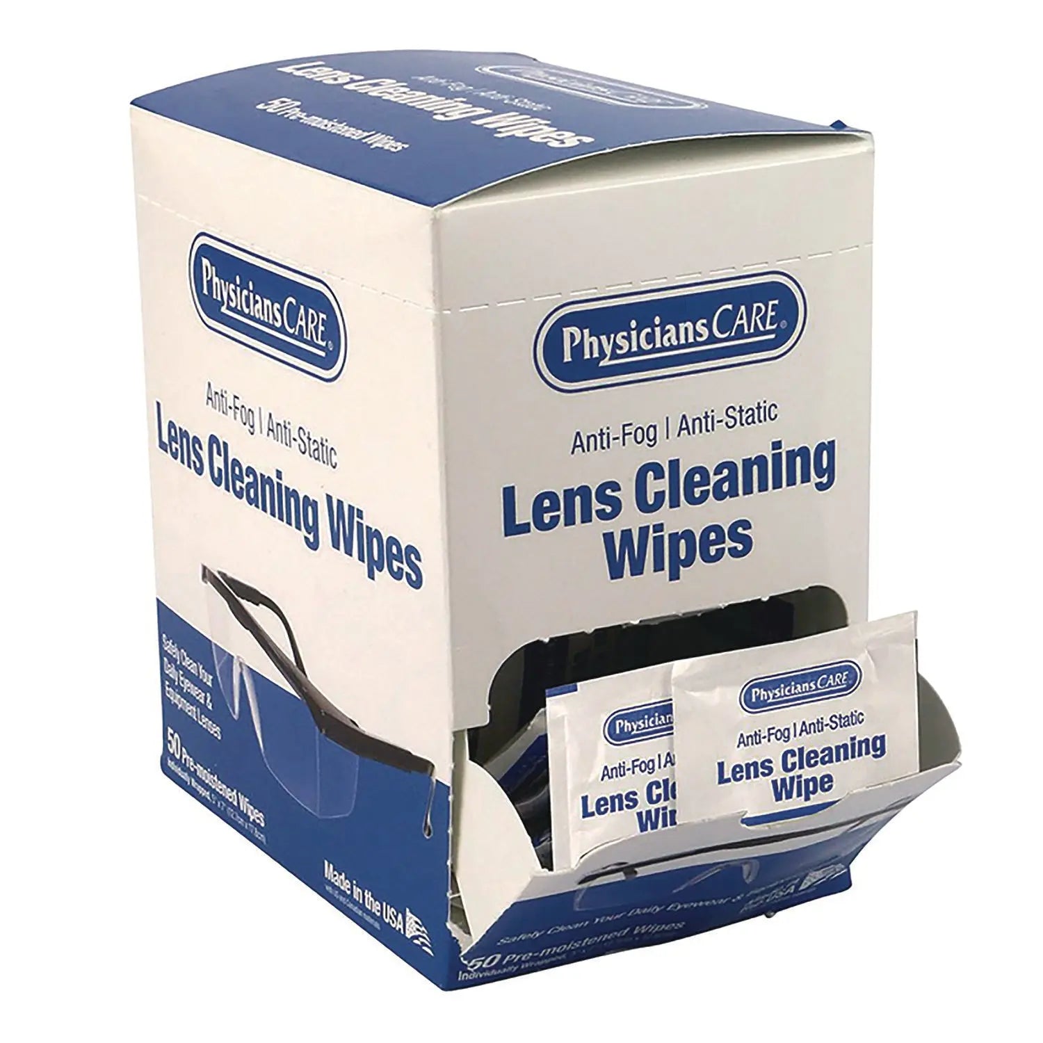 Lens Cleaning Wipe, 50/Box PhysiciansCare® Flipcost