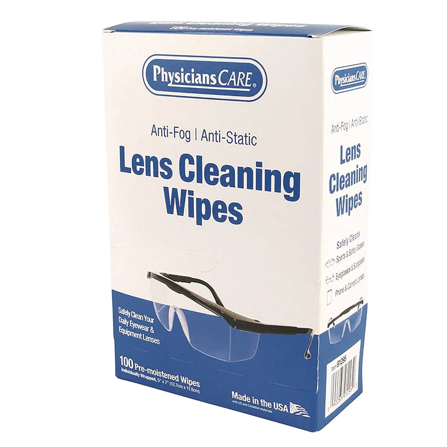 Lens Cleaning Wipe, 100/Box PhysiciansCare® Flipcost