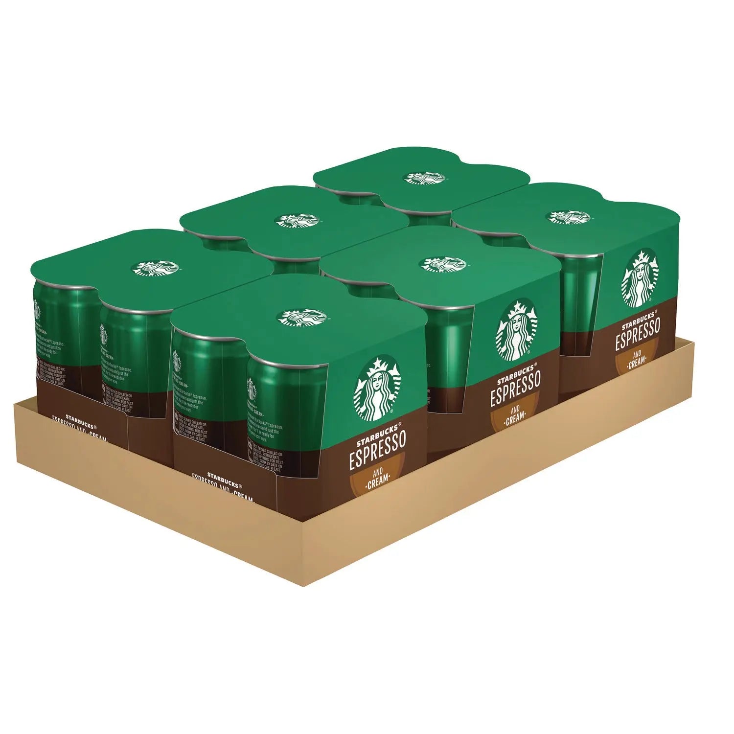 Cold Brew Coffee, Doubleshot Espresso and Cream, 6.5 oz Can, 24/Carton Starbucks® Flipcost