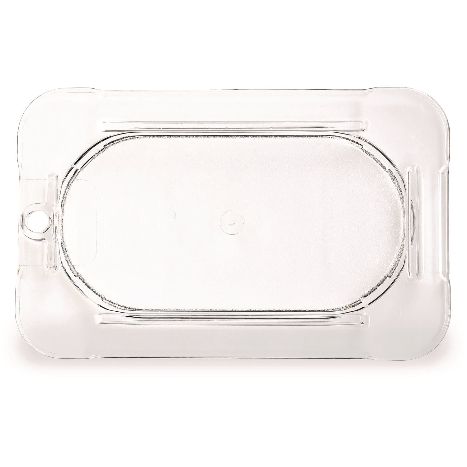 Carlisle StorPlus Polycarbonate Flat Universal Lid, 4.31 x 6.88 x 0.44, Clear, Plastic