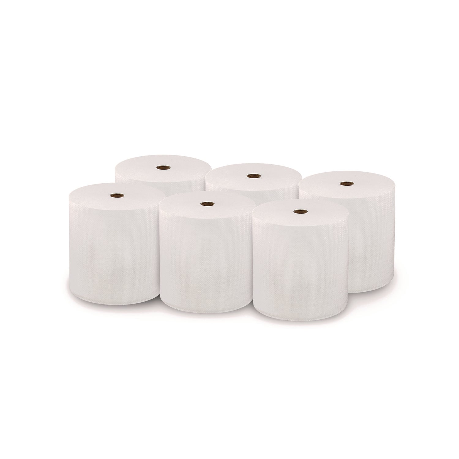 LoCor® Hard Wound Roll Towel. 1-Ply, 7" x 1,000 ft, White, 6 Rolls/Carton
