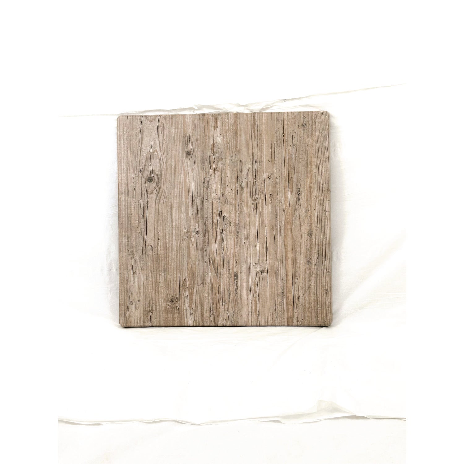 JMC Furniture Topalit Tables, Square, 32 x 32 x 44, Washington Pine Top, Black Iron Base/Legs