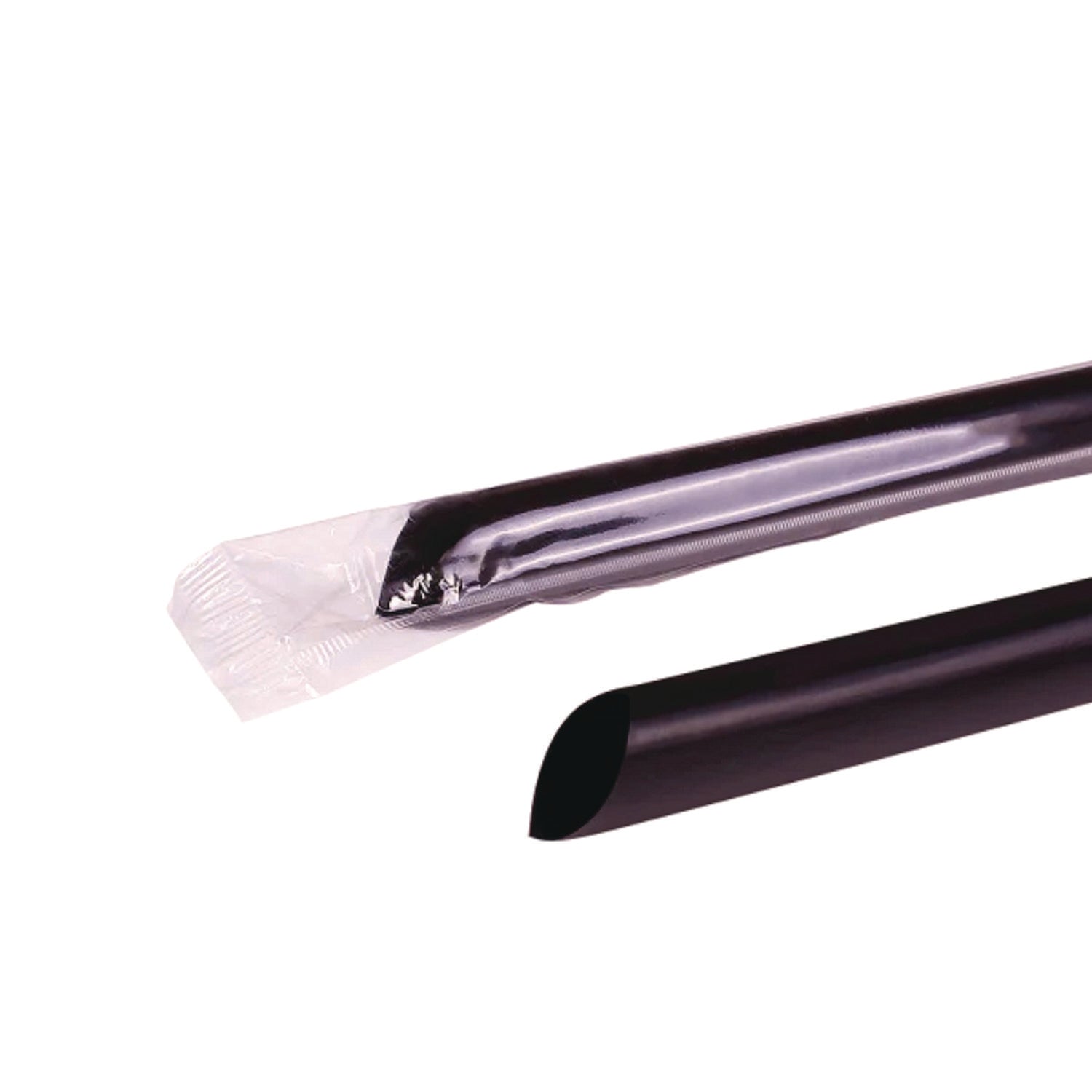 Karat® Boba Straws, 9", Black, 1,600/Carton