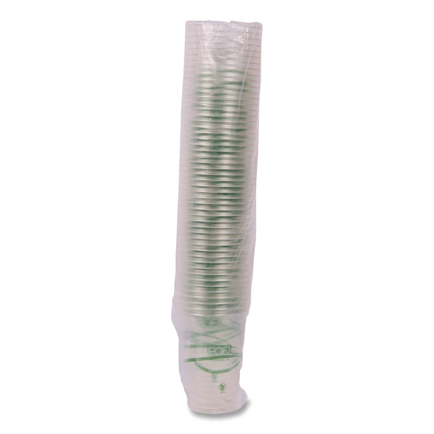 Eco-Products® GreenStripe PLA Cold Cups, 10 oz, Plastic, Clear, 1,000/Carton