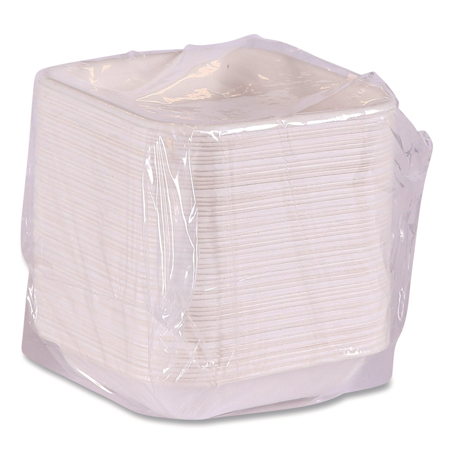 Eco-Products® WorldView Renewable Molded Fiber Containers, 10 oz, 5.04 x 5.04 x 1.09, White, 800/Carton