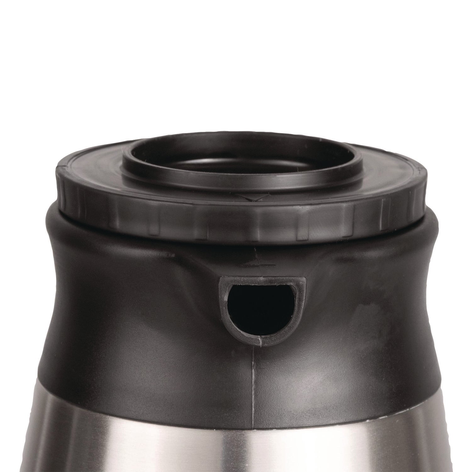 BUNN® 1.9 Liter Thermal Pitcher, Stainless Steel/black
