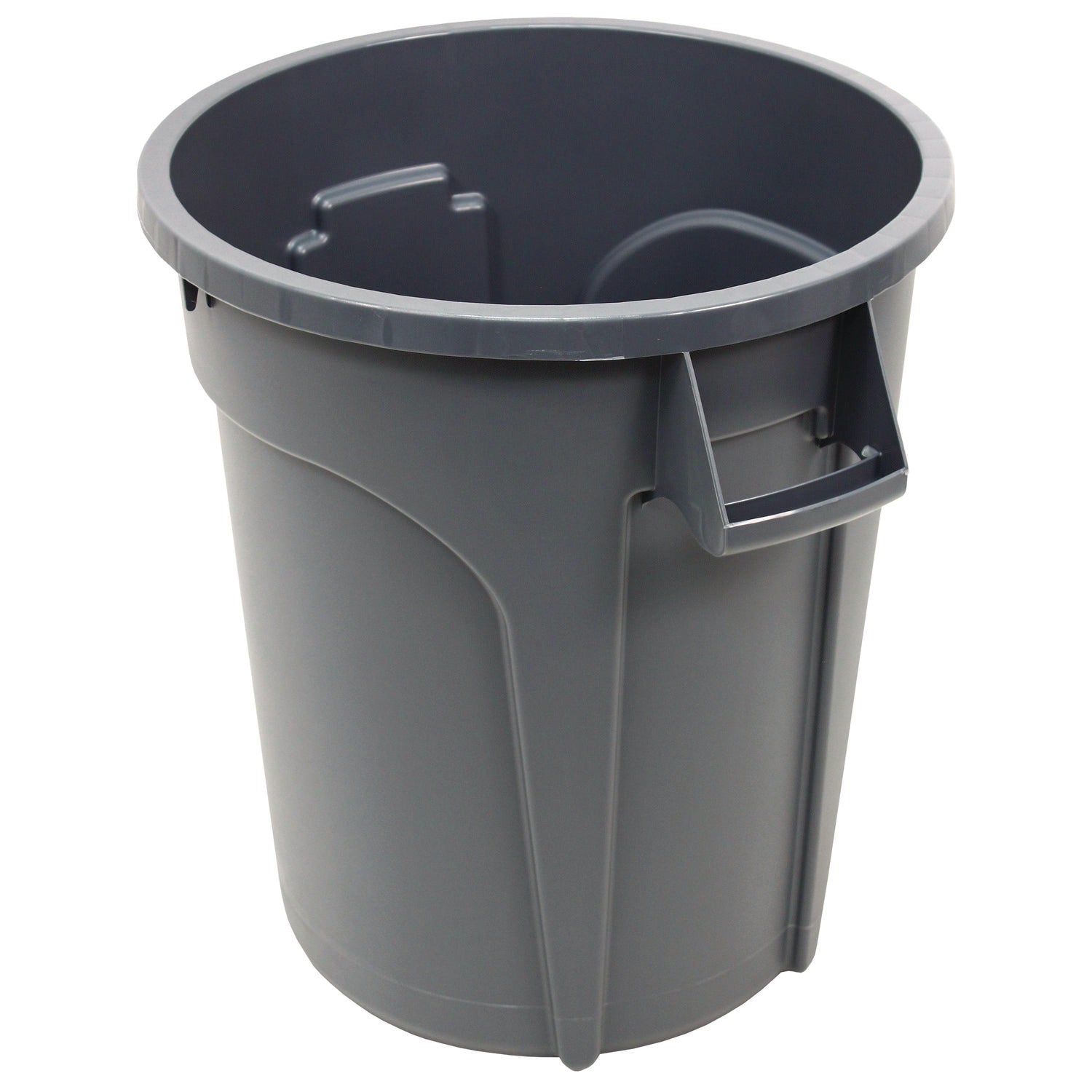 Impact® Value-Plus Containers, 20 gal, Low-Density Polyethylene, Gray