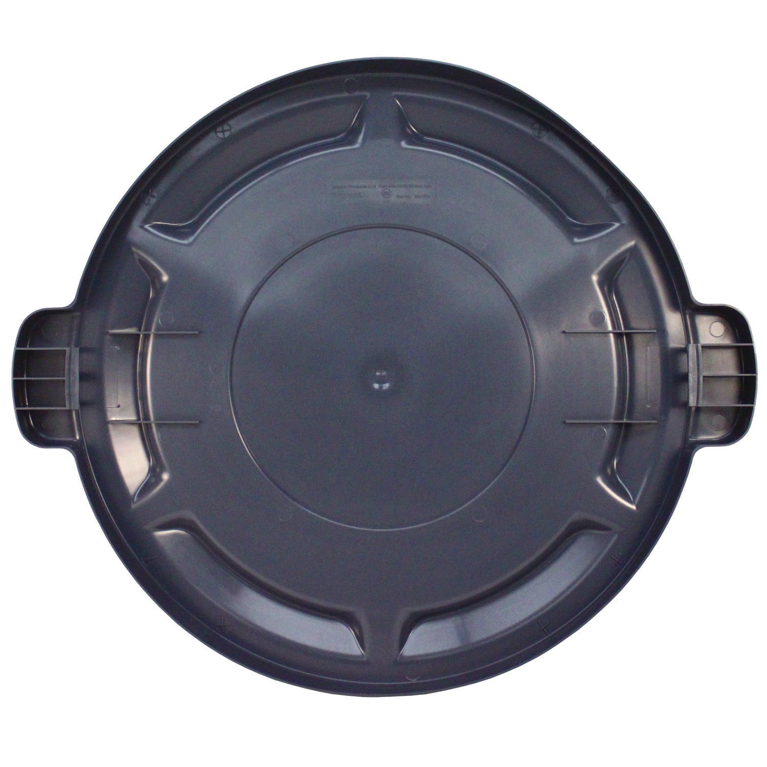 Impact® Value-Plus Gator Container Lids, For 20 Gal, Flat-Top, 20.4" Diameter, Gray