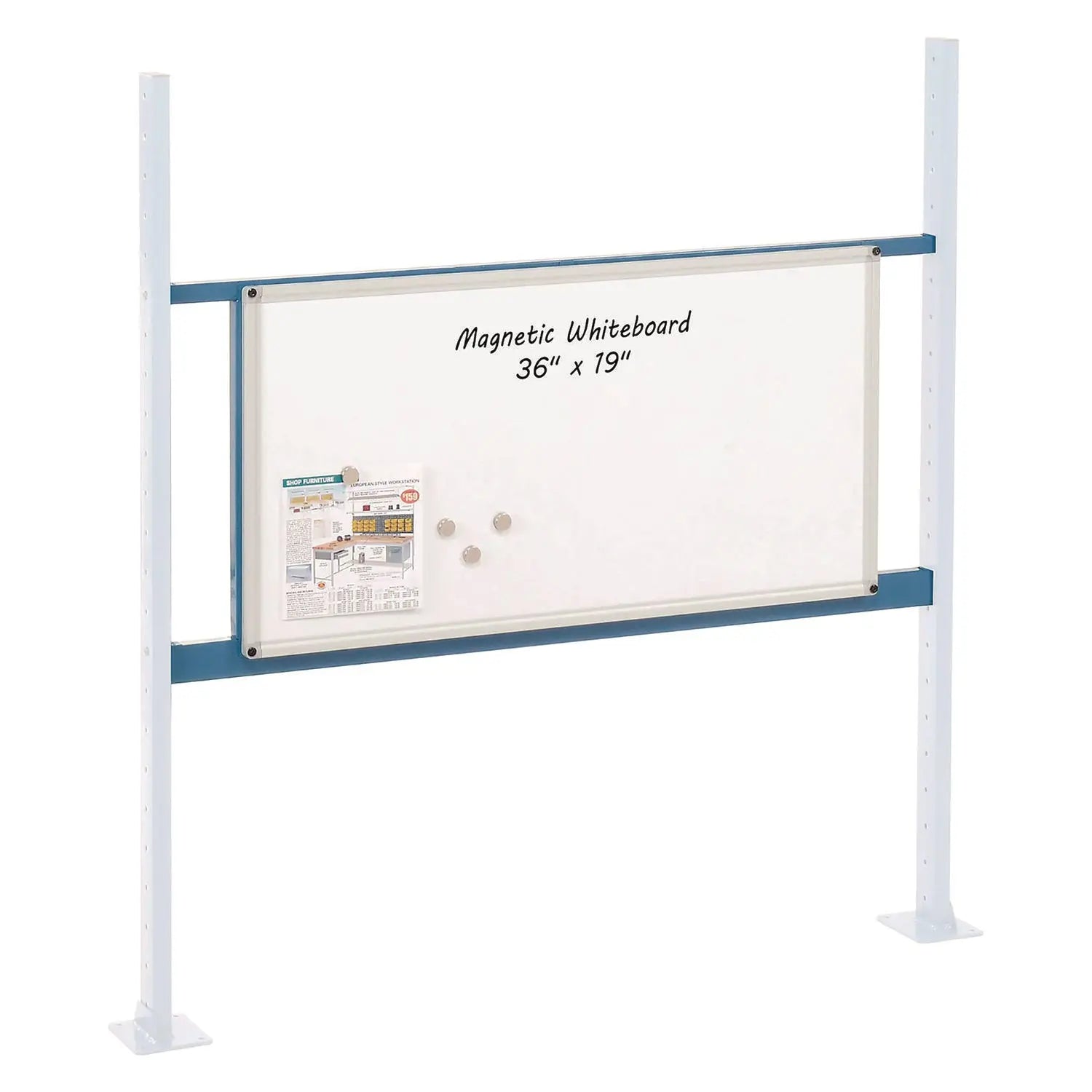 Workbench Whiteboard Panel Kit, Steel/Aluminum, 48" Global Industrial® Flipcost