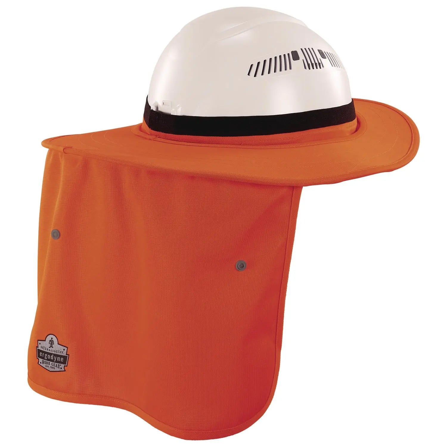 Chill-Its 6661 Universal Hard Hat Brim with Neck Shade, Orange ergodyne® Flipcost