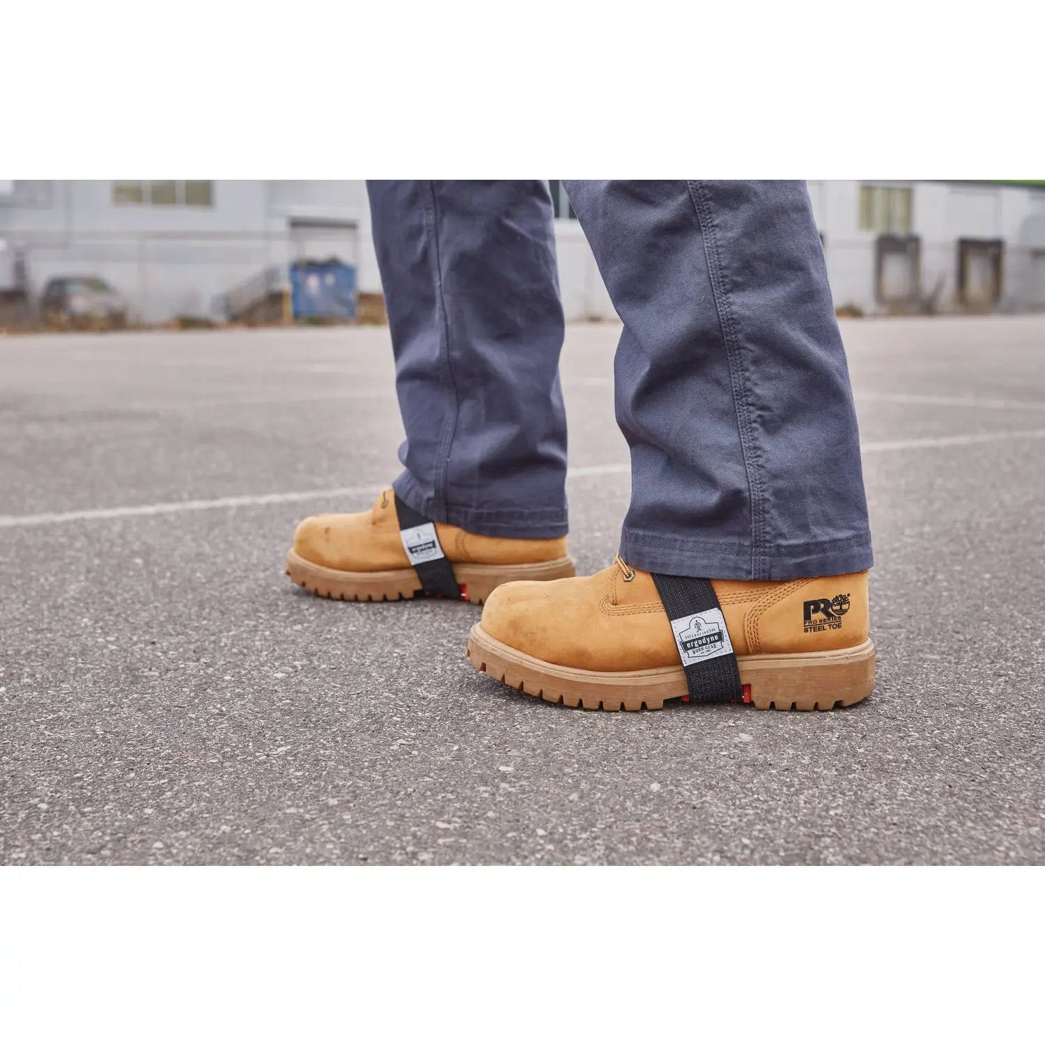 6317 Orange Ice Cleats Mid-Sole Heeled Boot, One Size Fits Most, Orange, Pair ergodyne® Flipcost