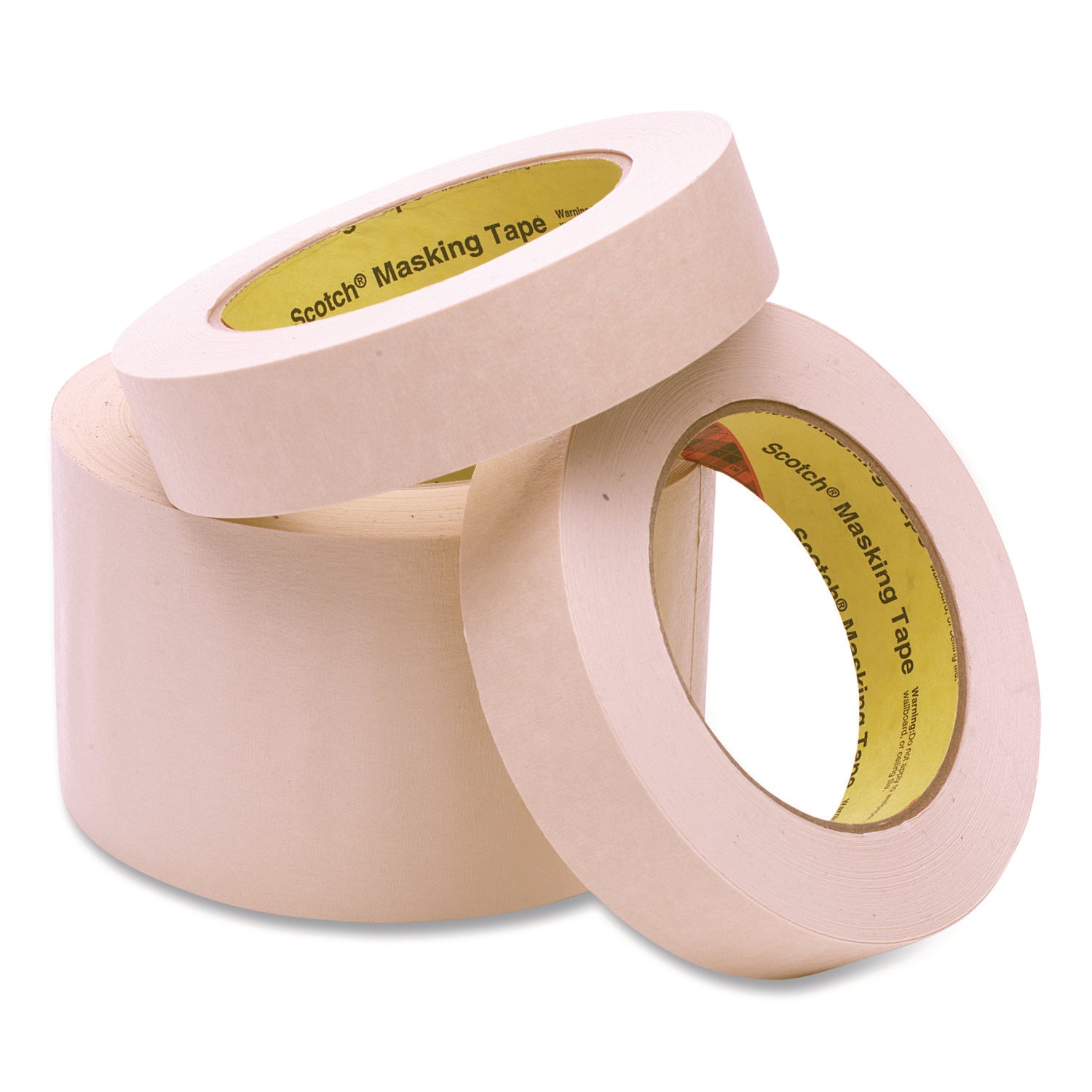 Scotch® General Purpose Masking Tape 234, 3" Core, 24 mm x 55 m, Tan, 9/Pack