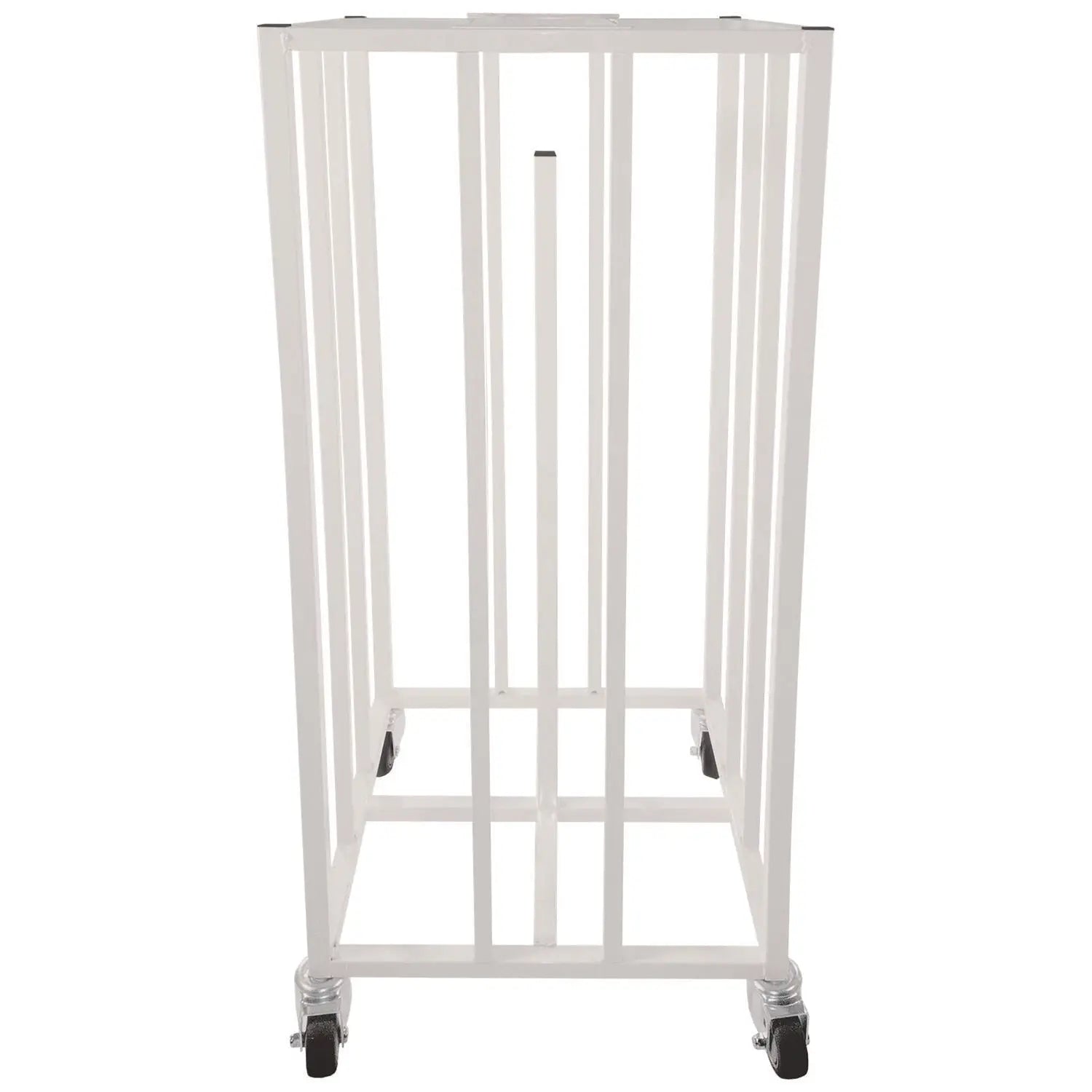 Deluxe Vertical Ball Cage, Fits Approximately 20 Balls, Metal, 20" x 20" x 48", White Champion Sports Flipcost
