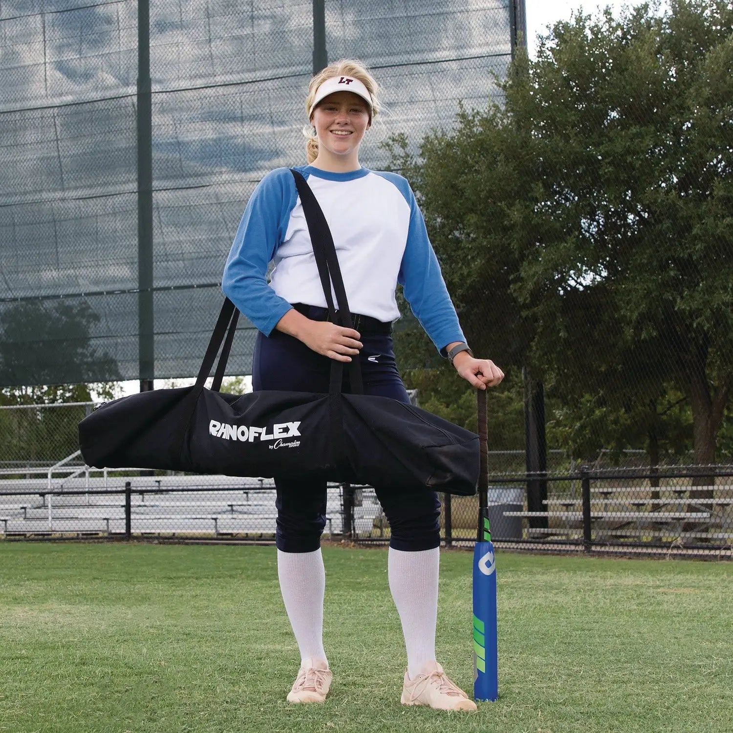 Rhino Portable Training Net, 7 ft x 7 ft Champion Sports Flipcost