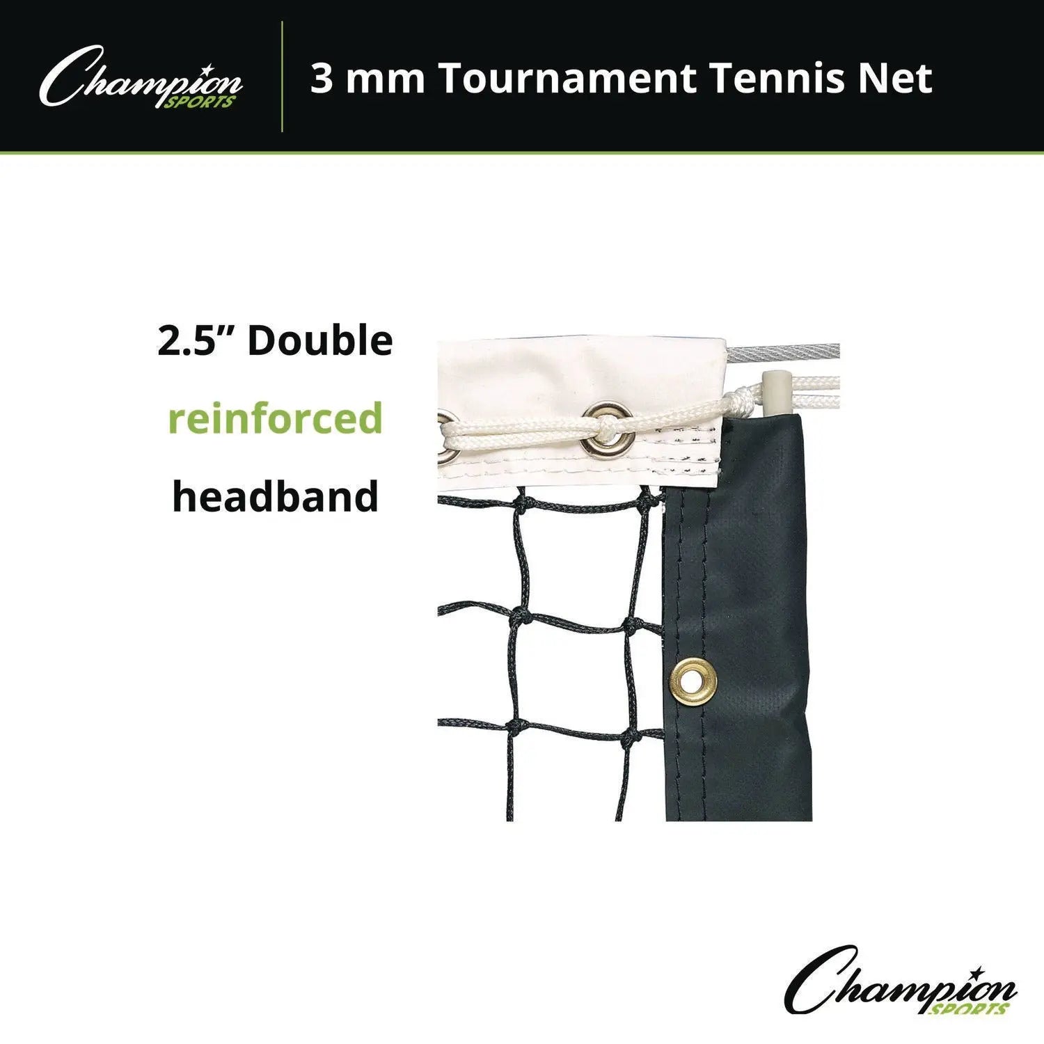 Tournament Tennis Net, 42 ft x 3.5 ft Champion Sports Flipcost
