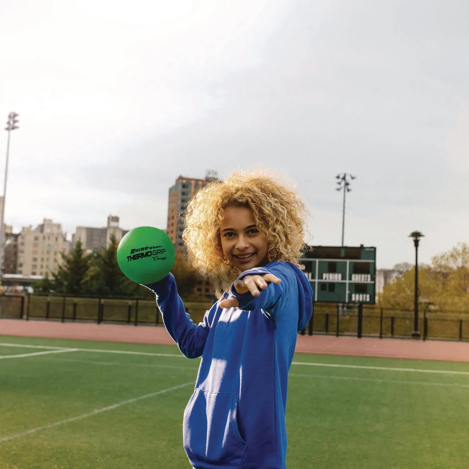 Rhino Skin Thermo Grip Dodgeball Set, 6.3" Diameter, Assorted Colors, 6/Set Champion Sports Flipcost