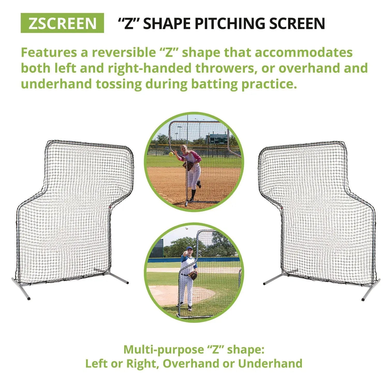 Z Pitching Screen, 7 ft x 5 ft Champion Sports Flipcost