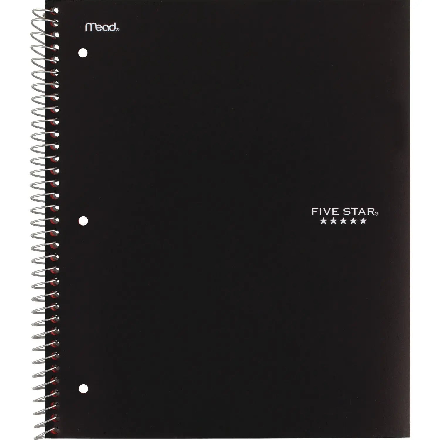 Wirebound Notebook, 5-Subject, Medium/College Rule, Assorted Cover Colors, (200) 11 x 8.5 Sheets, 2/Pack