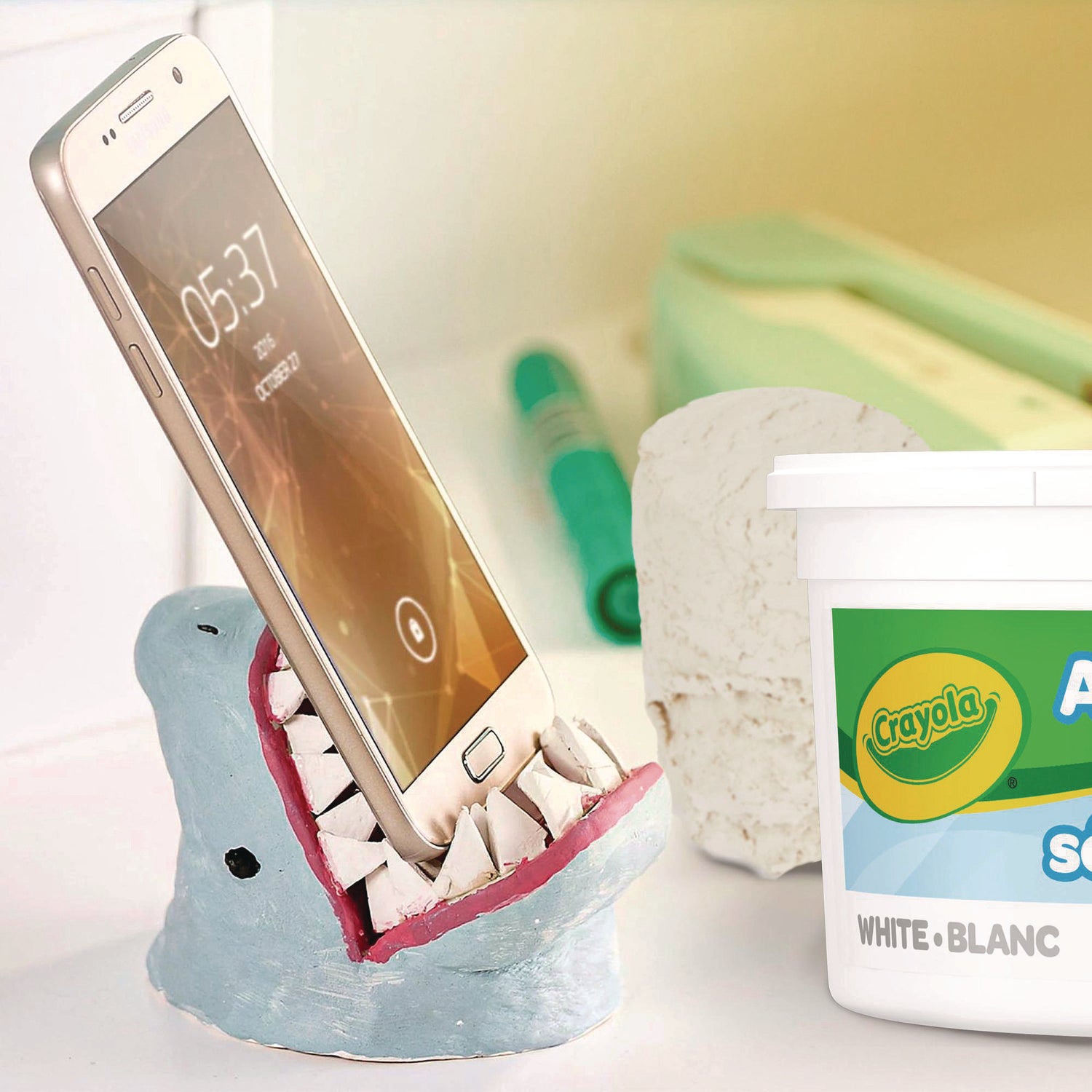 Crayola® Air-Dry Clay,White,  2.5 lbs